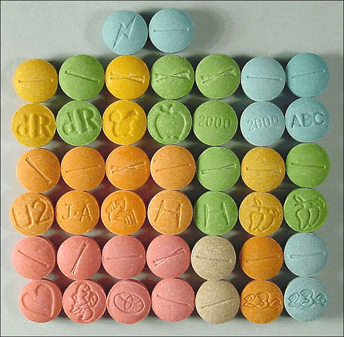 image of ecstasy pills