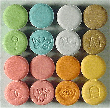 image of ecstasy pills