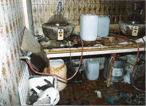 photo-storeage places for chemical waste