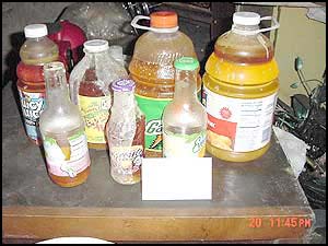 photo-other chemicals included 50-pound bags of sodium metabisulite, seven 800-mL bottles of phenylmagnesium bromide in ether, and 13 empty 500-mL bottles that had contained piperidine