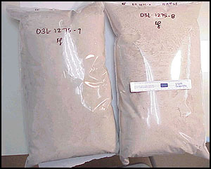 photo of 5 kilograms of finely ground mushroom material